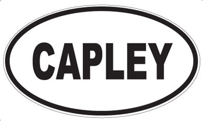 CAPLEY - Oval Sticker