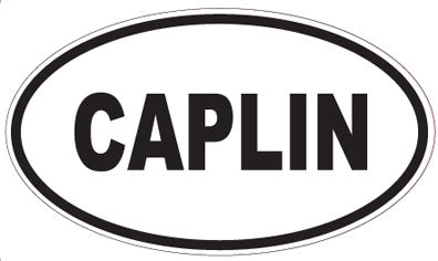 CAPLIN - Oval Sticker