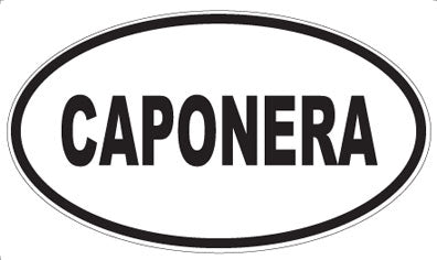 CAPONERA - Oval Sticker