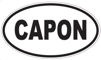 CAPON - Oval Magnet