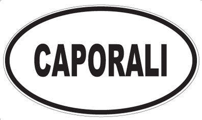 CAPORALI - Oval Magnet