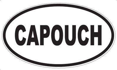 CAPOUCH - Oval Sticker