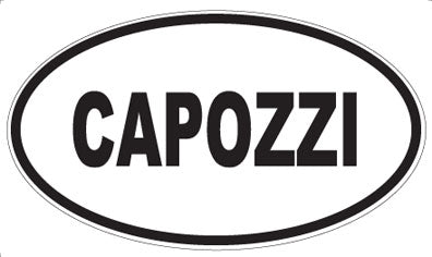 CAPOZZI - Oval Magnet