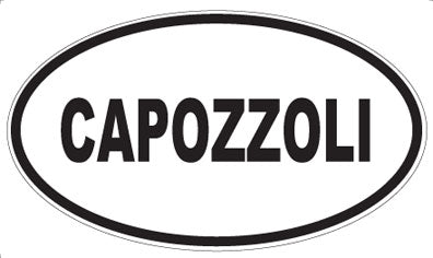 CAPOZZOLI - Oval Sticker