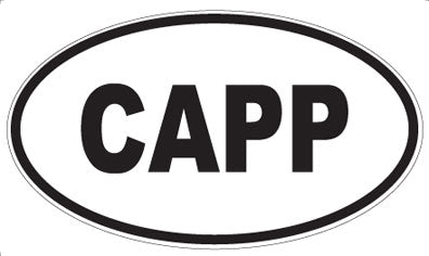 CAPP - Oval Sticker