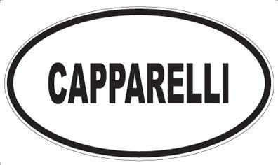 CAPPARELLI - Oval Sticker