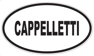 CAPPELLETTI - Oval Magnet