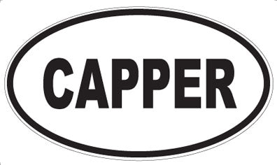 CAPPER - Oval Magnet