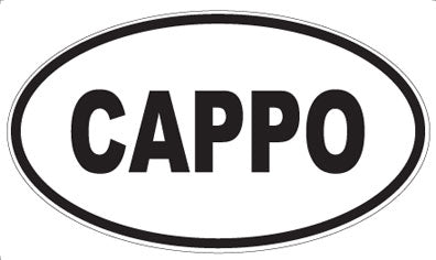 CAPPO - Oval Sticker