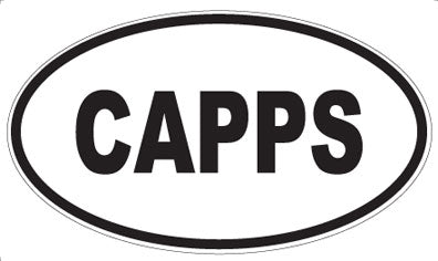 CAPPS - Oval Magnet