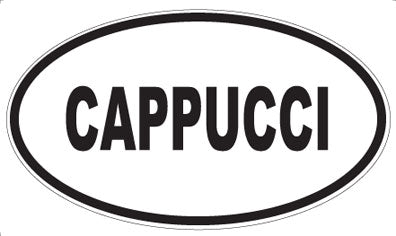 CAPPUCCI - Oval Magnet