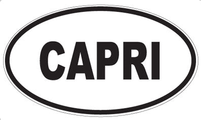CAPRI - Oval Magnet