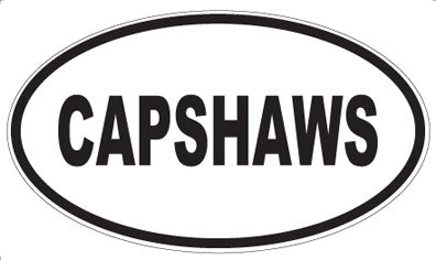 CAPSHAWS - Oval Sticker