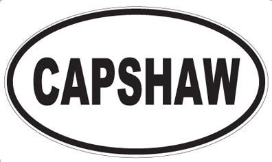 CAPSHAW - Oval Magnet