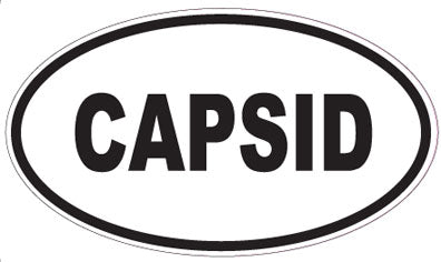 CAPSID - Oval Sticker