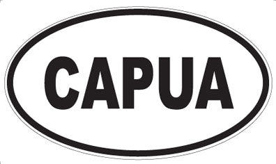 CAPUA - Oval Sticker