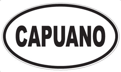 CAPUANO - Oval Magnet