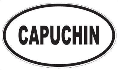 CAPUCHIN - Oval Magnet