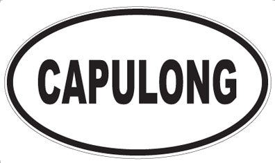 CAPULONG - Oval Magnet