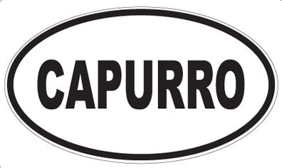 CAPURRO - Oval Sticker