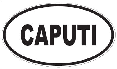CAPUTI - Oval Magnet