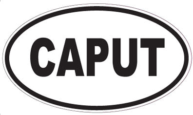 CAPUT - Oval Magnet