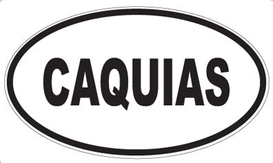 CAQUIAS - Oval Magnet