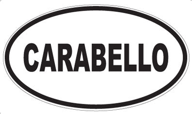 CARABELLO - Oval Magnet