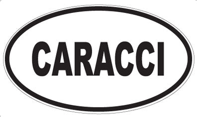 CARACCI - Oval Sticker