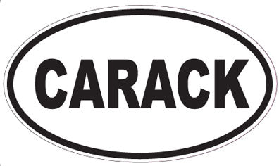 CARACK - Oval Sticker