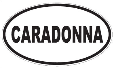 CARADONNA - Oval Magnet