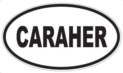 CARAHER - Oval Magnet