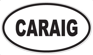 CARAIG - Oval Magnet