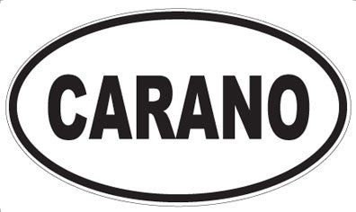 CARANO - Oval Magnet