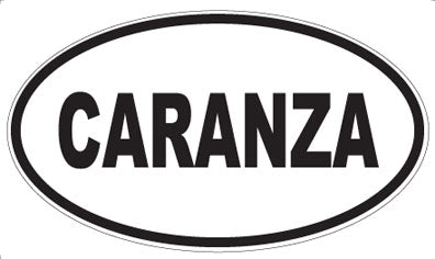 CARANZA - Oval Magnet