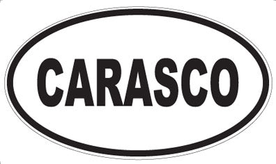 CARASCO - Oval Sticker