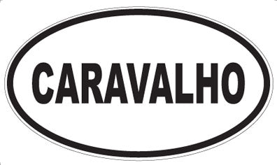 CARAVALHO - Oval Magnet