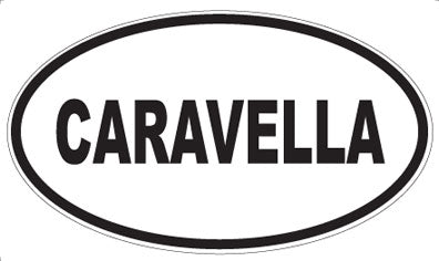 CARAVELLA - Oval Sticker