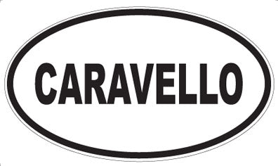 CARAVELLO - Oval Sticker