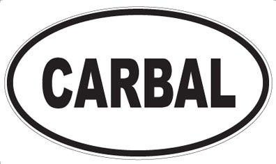 CARBAL - Oval Sticker