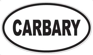 CARBARY - Oval Magnet