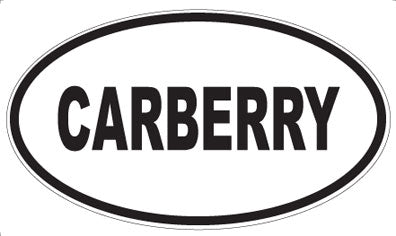 CARBERRY - Oval Magnet
