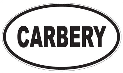 CARBERY - Oval Magnet