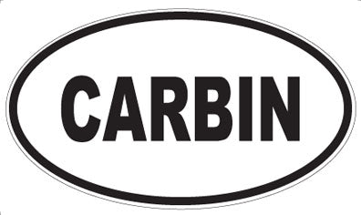 CARBIN - Oval Magnet