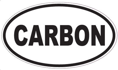 CARBON - Oval Sticker