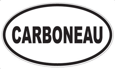 CARBONEAU - Oval Sticker