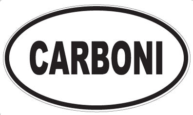 CARBONI - Oval Magnet