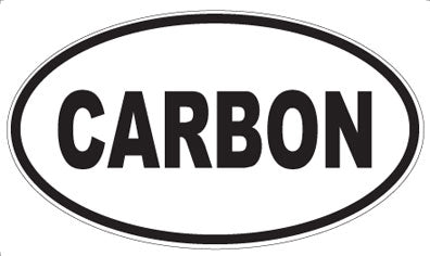 CARBON - Oval Magnet