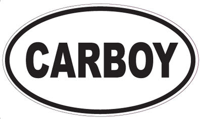 CARBOY - Oval Sticker