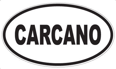 CARCANO - Oval Magnet